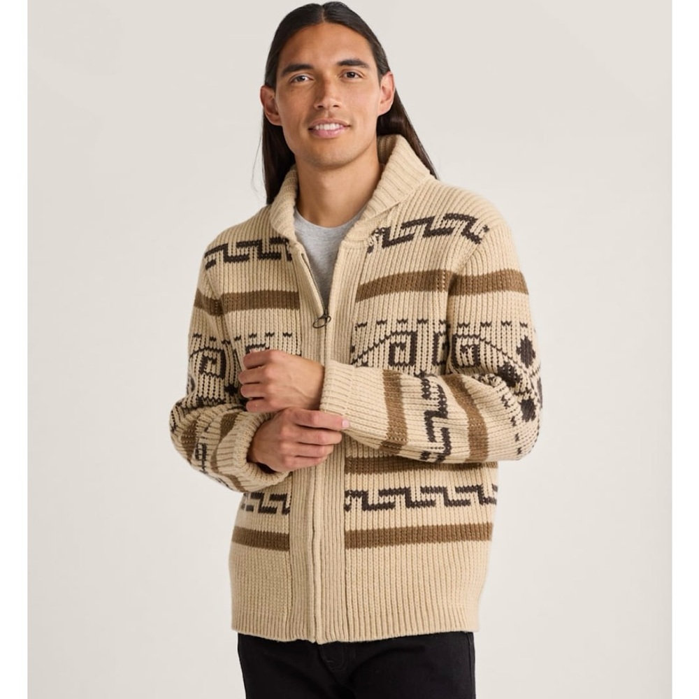 Pendleton Original Westerley Cardigan aka Big Lebowski Sweater Medium🎳